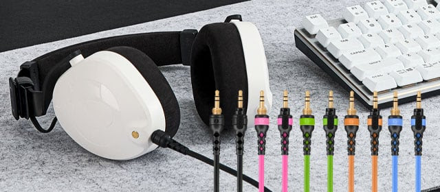 Słuchawki RØDE NTH-100 White + wymienne kolorowe kable NTH-CABLE12 / NTH-CABLE24